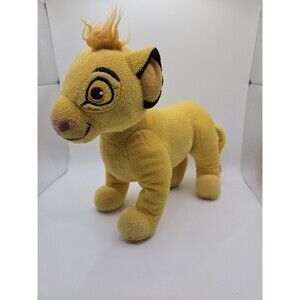 Disney The Lion King Simba Plush Stuffed Animal 7" Yellow Lion Cub Toy